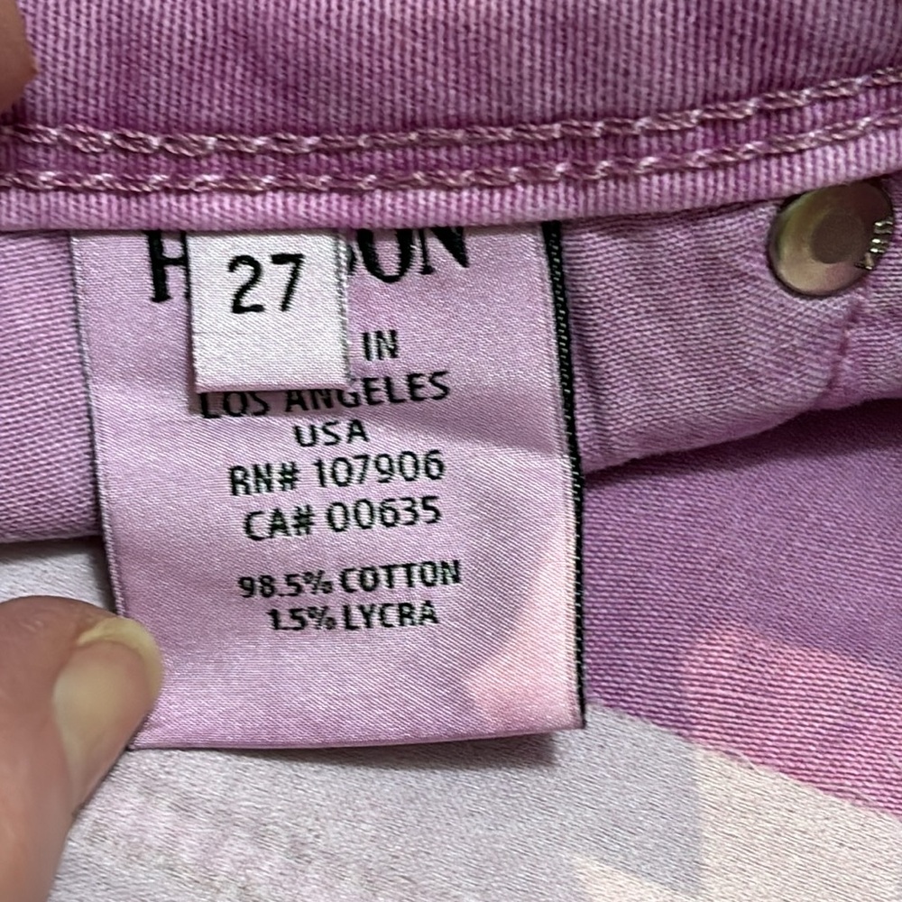 NWT HUDSON Women's Beth Baby Bootcut Jean with Back Flap Pockets - Picture 10 of 11